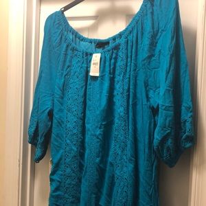 Lane Bryant belted a-line dress